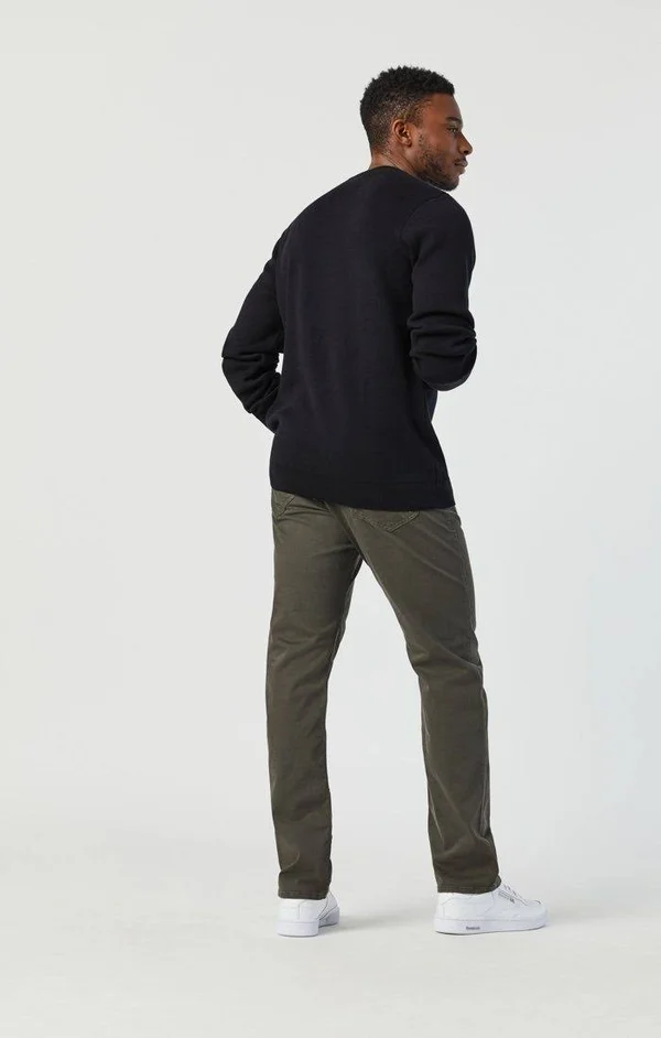 Mavi Men's Matt Traditional Medium Rise Relaxed Straight-leg Pants