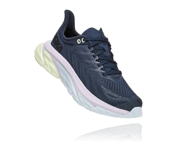 Hoka One One Women's Clifton Edge Shoe - 9.5 - Outer Space - Orchid Hush