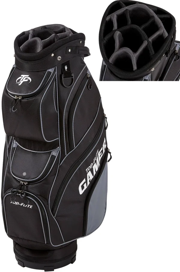 Top Flite 2019 Gamer Golf Cart Bag - Men's, Black