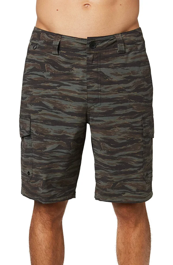 O&Neill Trvlr 20x22 Cargo Hybrid Shorts Men's Camo, 36