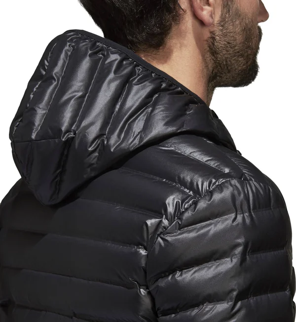 Adidas Varilite Hooded Down Jacket - Mens - Black