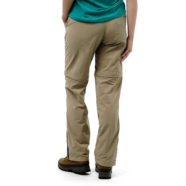 Craghoppers Womens/Ladies NosiLife Zip-Off Walking Trousers Mushroom 8