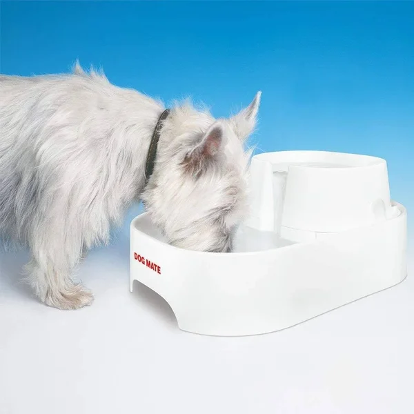 Dog Mate Large Fresh Water Drinking Fountain for Dogs and Cats