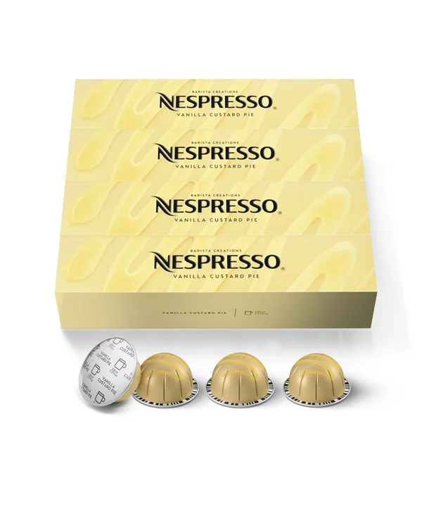 Nespresso Vertuoline Barista Creations Vanillla Custard Pie Capsules 40-Count