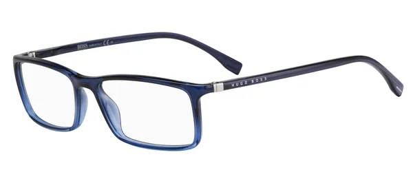 Boss 0680/N 02W8 Gray Horn Rectangular Eyeglasses