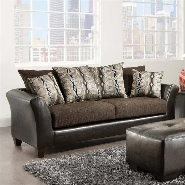 Flash Furniture Riverstone Rip Sable Chenille Sofa