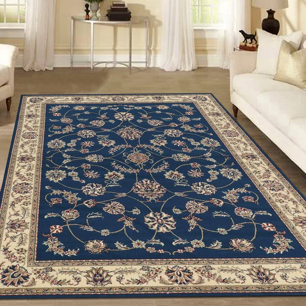 Radici Como 1596 3&3x22 x 4&11x22 Navy Area Rug