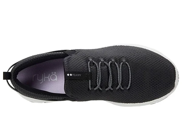 Women's Ryka Felicity Walking Shoe, Size: 5, Black
