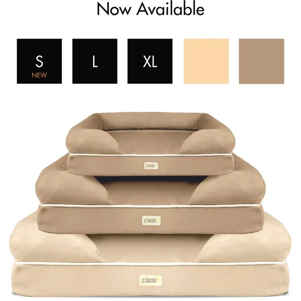 Friends Forever Orthopedic Memory Foam Dog Bed Sofa