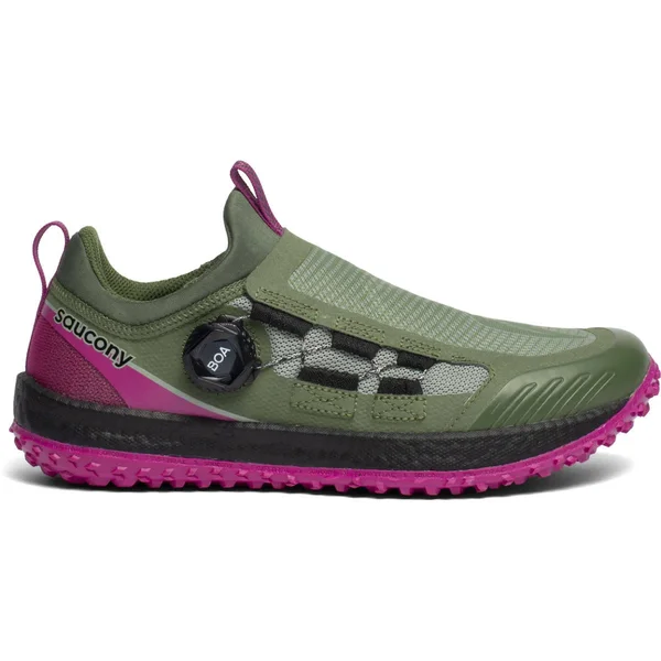 Saucony Switchback 2 Women's Running Shoes Size 6 in Pine/Fuchsia