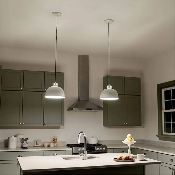 Kichler 52152BK Zailey Pendant Light, 1, Black