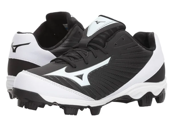 Mizuno 9-Spike Advanced Finch Franchise 7 Womens Molded Softball Cleat, Size: 10.5, Black