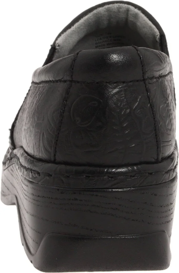 Klogs Naples Black Tooled