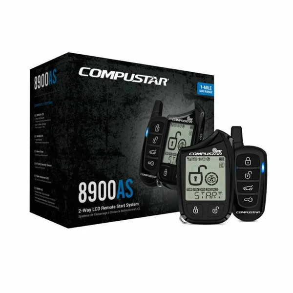 Compustar Cs850a 1-Way 3000& Alarm Keyless w/ Siren and Control Module
