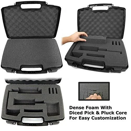 Casematix Mini Drone Hard Carry Case Fits Parrot Mambo Drone, Cannon, Grabber, Parrot Flypad MiniDrone Controller, Propeller