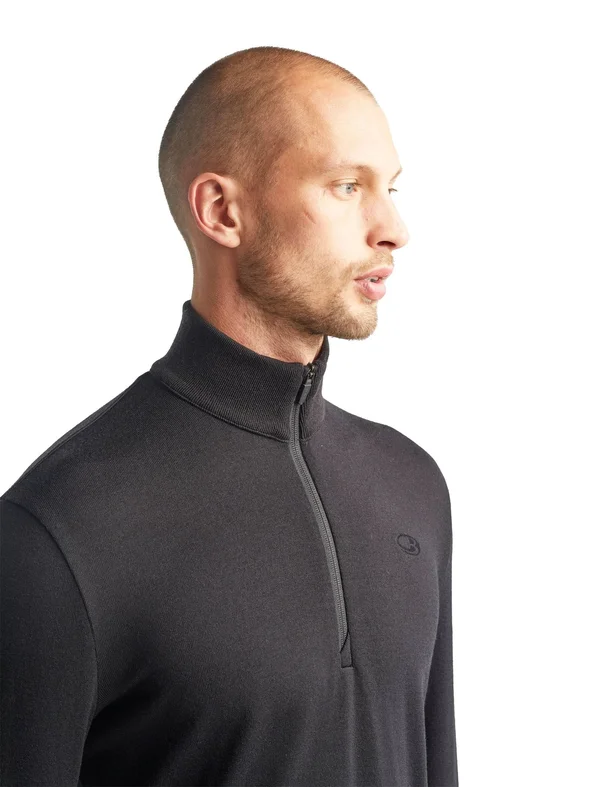 Icebreaker Men's Original LS Half Zip - XL - Black