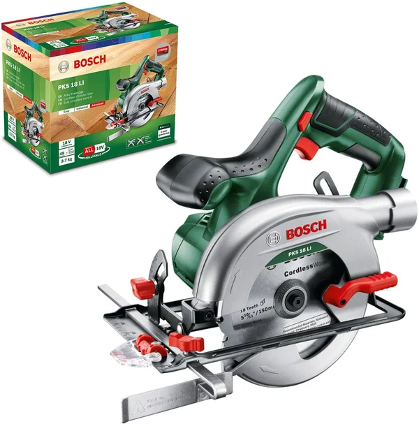 Bosch Pks 18 Li Solo Cordless Circular Saw (batteri Not Included)