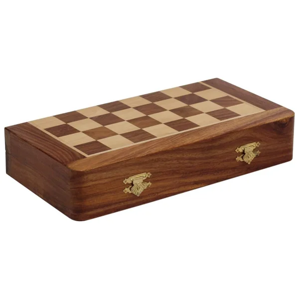 SouvNear 10.5x22 Wood Chess Set - Handmade Premium Magnetic Folding Chess