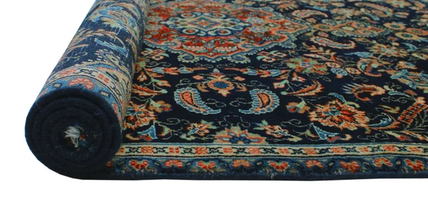 Semi Antique Scot Blue/Ivory Rug - 3&3x22 x 5&4x22