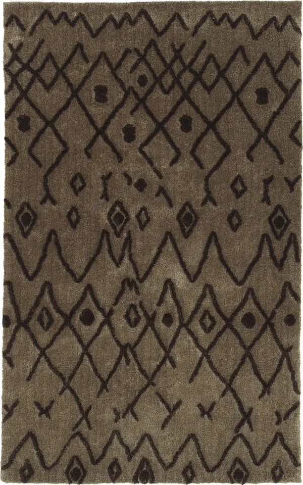 Dalyn 5&0x22 x 7&6x22 Mocha Pesario PE5 Area Rug