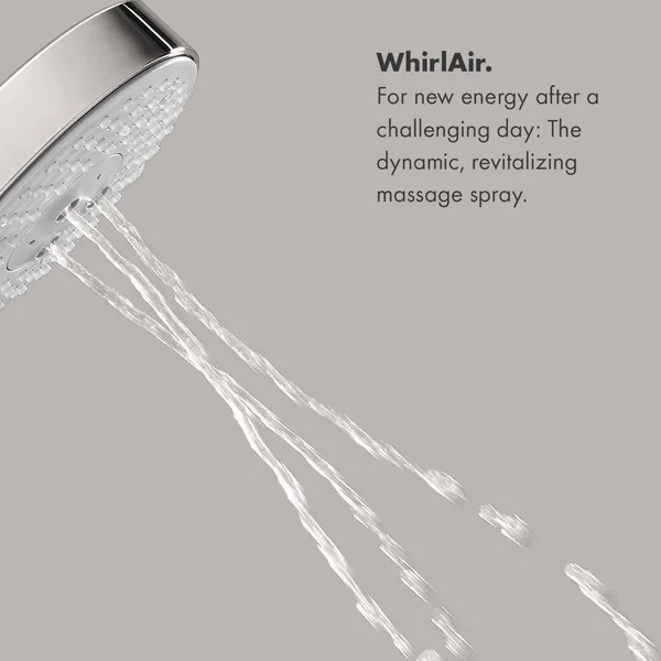 Hansgrohe 28471831 Raindance C 150 3 Jet Showerhead, Polished Nickel