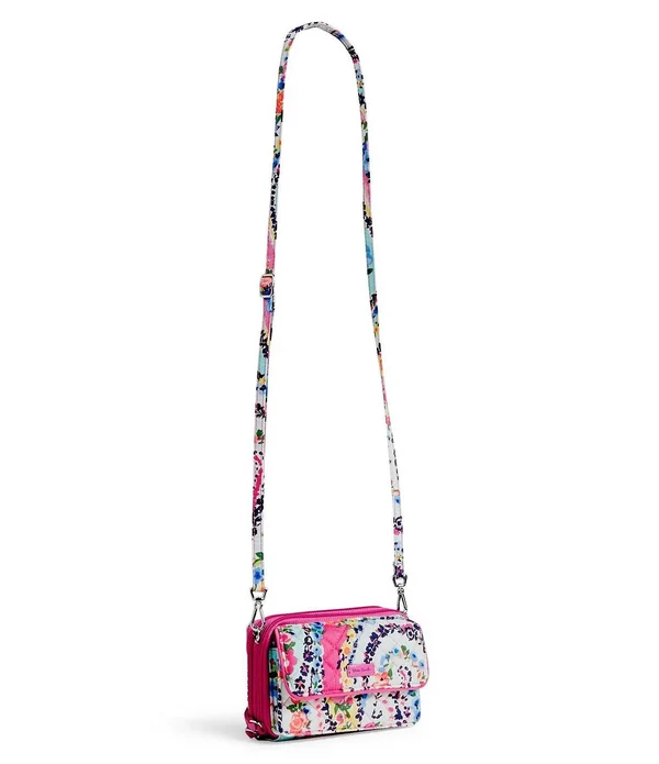 Vera Bradley Iconic RFID All in One Crossbody - Wildflower Paisley