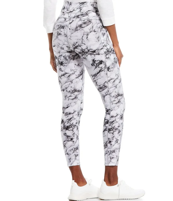 Calvin Klein Side Pocket 78 Tights, Womens, S, Geology Blue