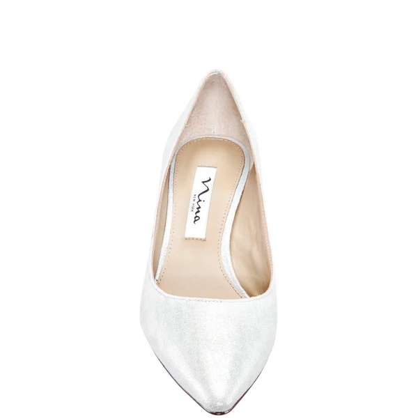 Nina Nina60 Pointed Toe Pumps 777 - True Silver