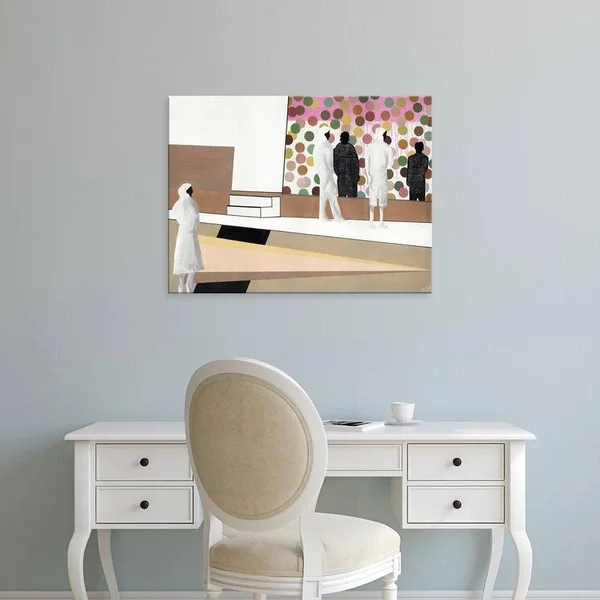 Easy Art Prints Nicolai Kubel Olesen's 'The Gallery' Premium Canvas Art - 30 x 40 - Classic Black Frame