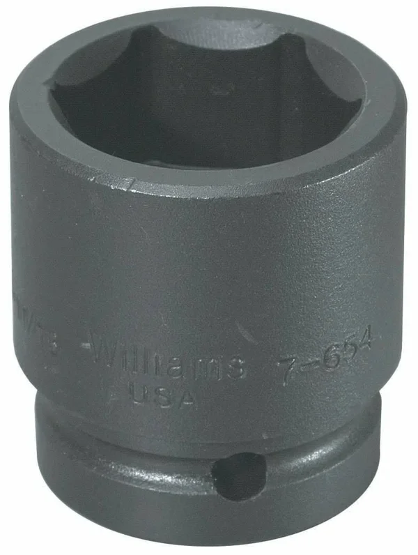 1 inch Drive Impact Socket - 6 Point SAE 4 inch Williams 7-6128