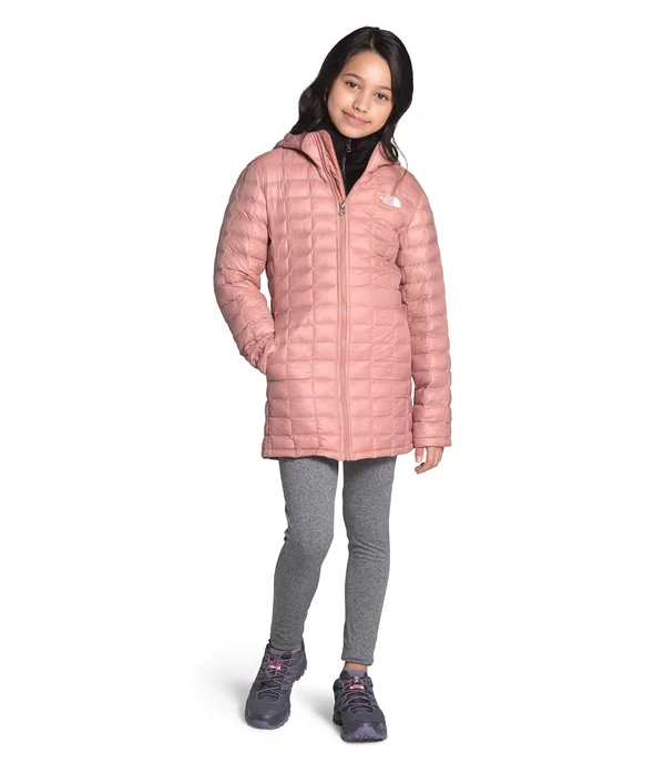 The North Face Girls& Thermoball Eco Parka, Pink Clay, L