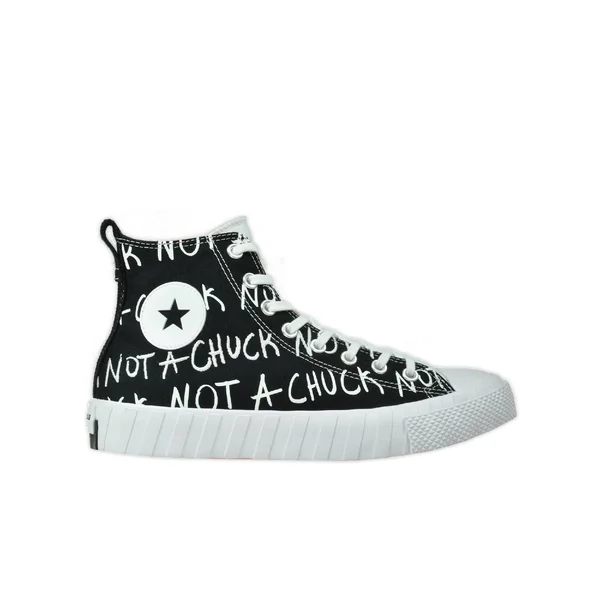 Converse Boys UNT1TL3D High Top - Boys& Grade School Basketball Shoes Black/White/Bold Mandarin Size 4.5