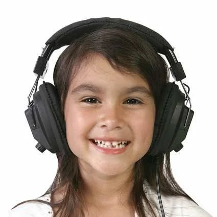 Califone 3068AV Switchable Stereo Mono Headphones 6 Pack Bundle