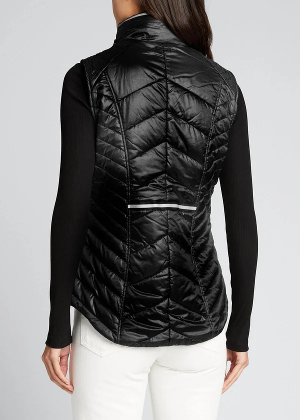 Blanc Noir Heat Smart Quilted Vest - Black, Women's, Small
