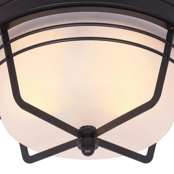 Westinghouse Lighting Bonneville 2-Light Flush Mount, Bronze
