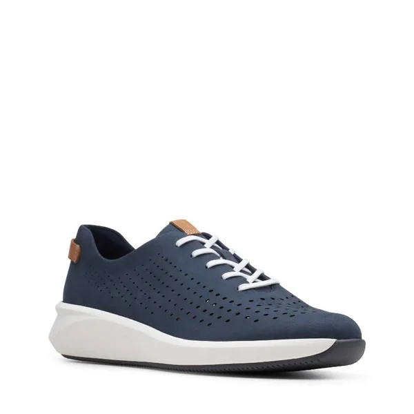 Clarks Un Rio Tie 6 Women's Navy