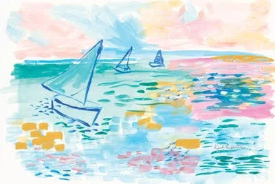 Kait Roberts Large 3-Piece Canvas Print - Drift Away ( Seasons > Summer art)