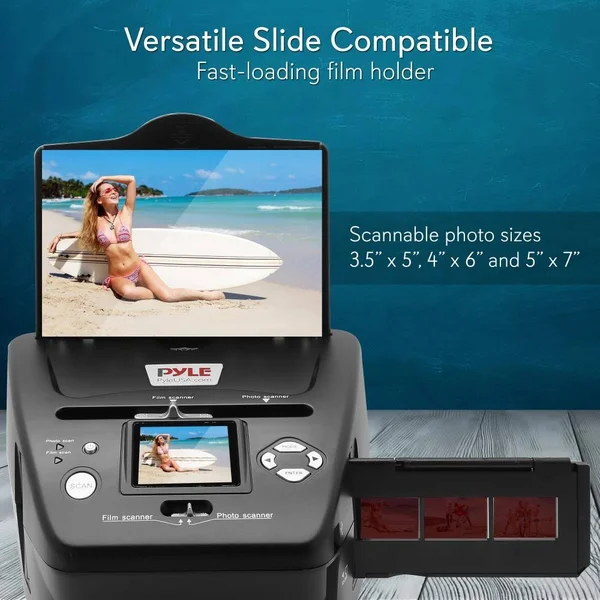 Pyle Digital 3-in-1 Photo - Slide and Film Scanner (PSCNPHO53.5)