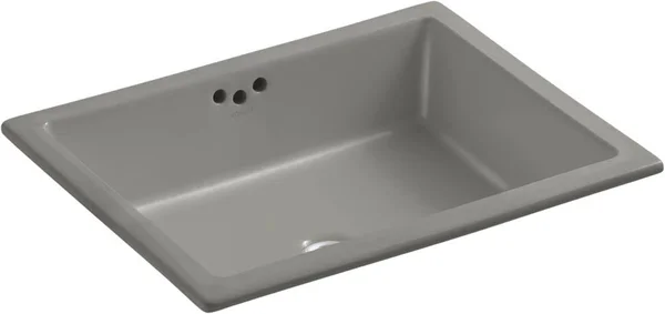 Kohler K-2330 Kathryn 19-3/4x22 x 15-5/8x22 x 6-1/4x22 Undermount Bathroom Sink Cashmere