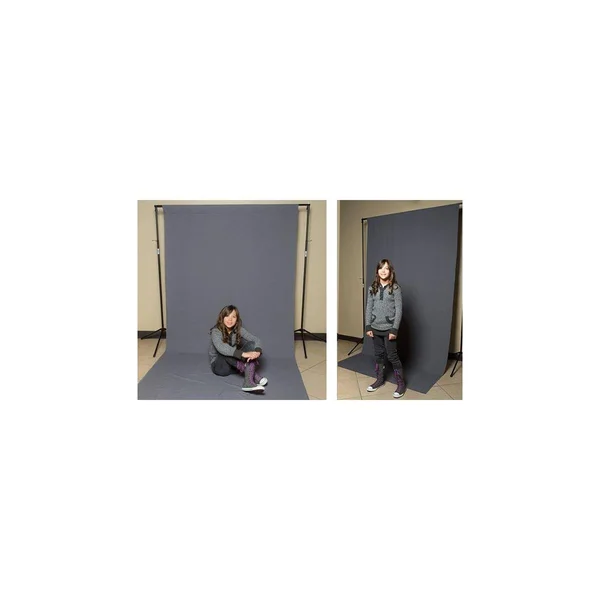 Savage Economy Background Support Stand with 5x9& White Black Gray Backdrop