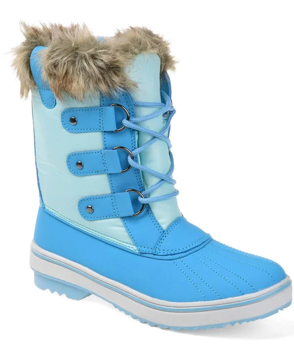 Women's Journee Collection North Snow Boot - Black - Size 5.5
