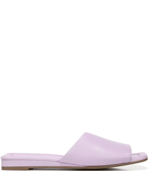 Sarto by Franco Sarto Bordo Leather Square Toe Slides - 8M