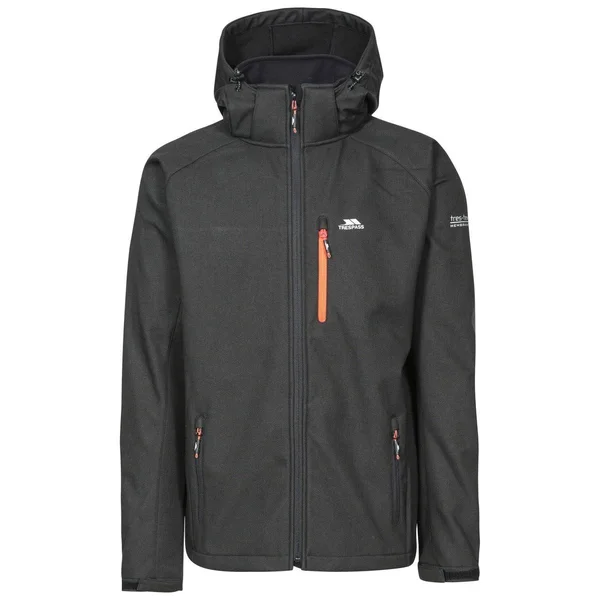 (XS - Black) Trespass Mens Desmond TP75 Softshell Jacket
