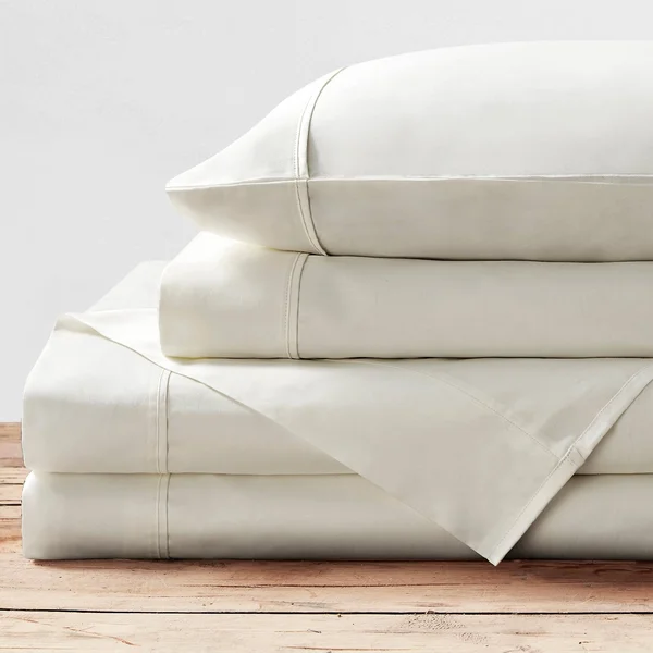 Brielle Home Viscose from Bamboo Sheet Set - Queen - Charcoal