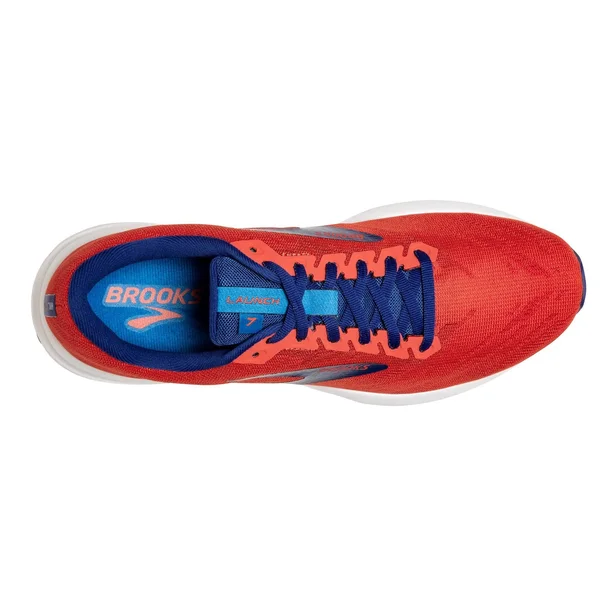 Brooks Men's Launch 7 Running Shoes, Mazarine Red