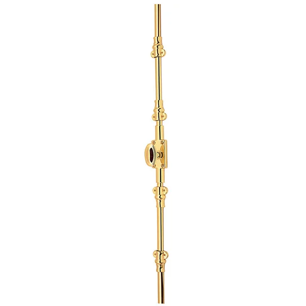 Baldwin 8106031l7lk 7ft. Left Handed Ornamental Cremone Bolt - Antique