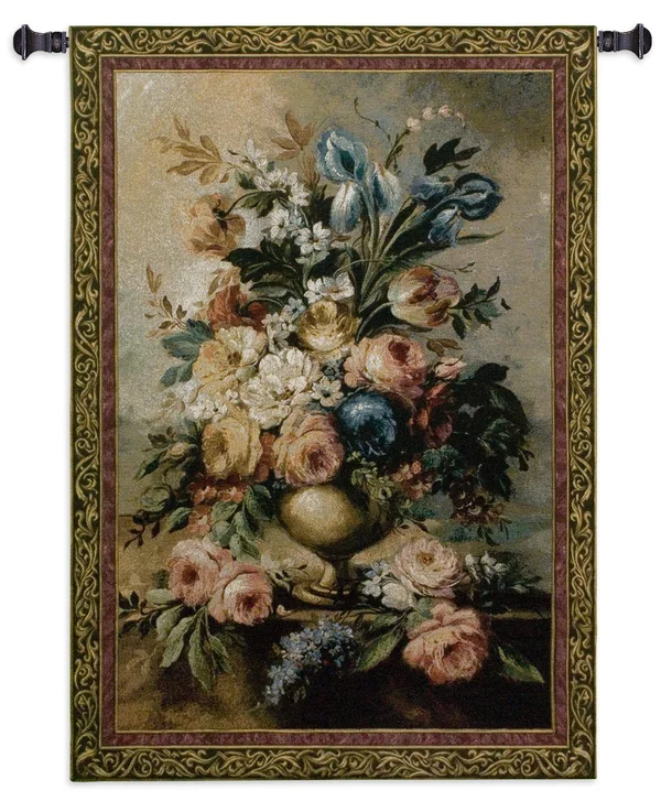 FineArtTapestries 2147-WH Mothers Bouquet Small Wall Tapestry
