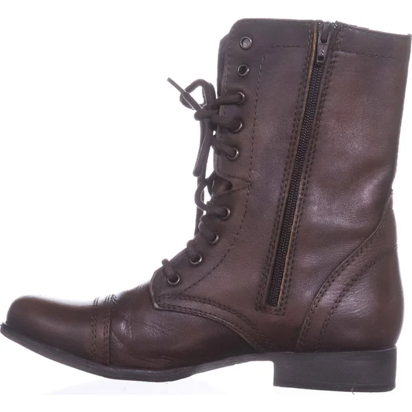 Steve Madden Women's Troopa Boot, Brown, 9