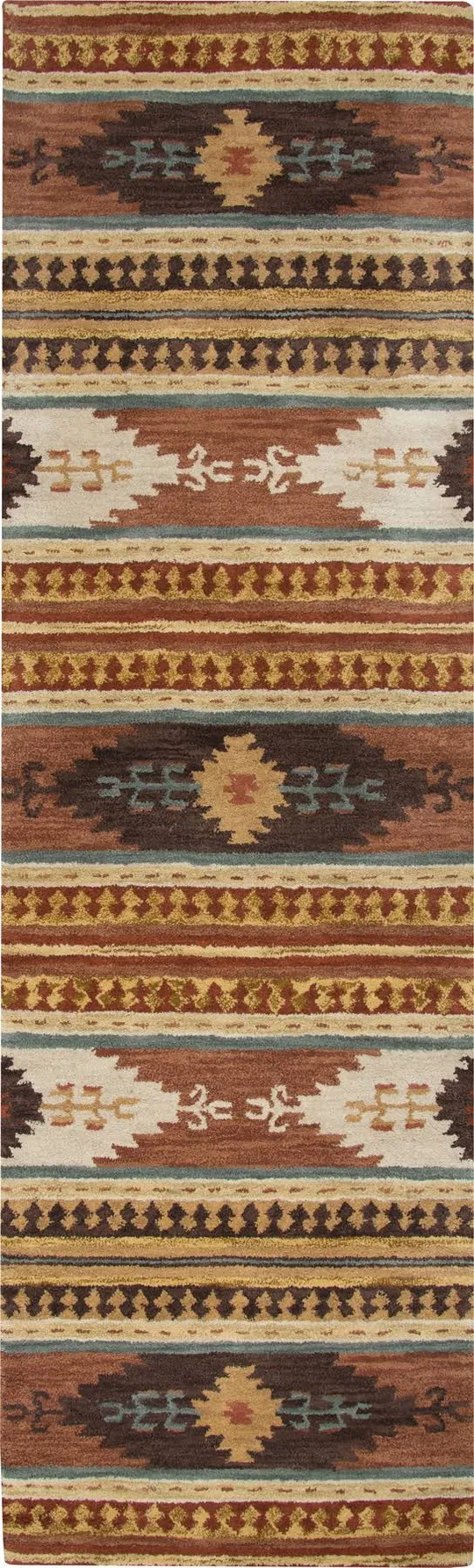 Rizzy Home Southwest SU8156 Area Rug Runner 2&6x22 x 10&0x22