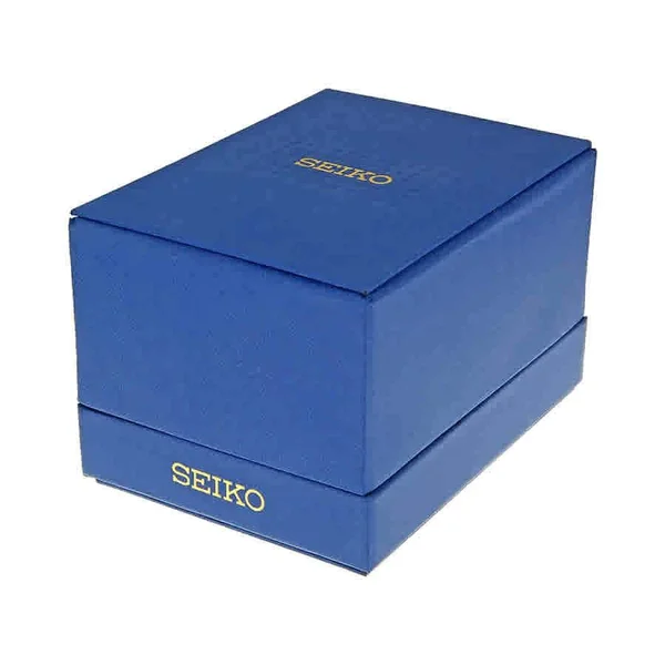 Seiko Men's Stainless-Steel Japanese Quartz Dress Watch, Blue